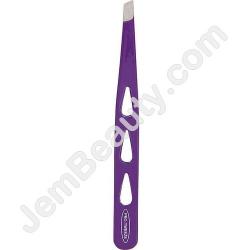  Tweezer Slanted Teardrop Purple 