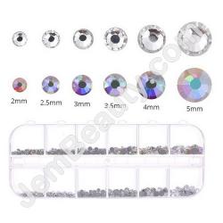  BP Rhinestones Mix Silver AB Box 