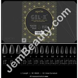  Gel-X Sculpted Stiletto SHORT 600/Box 