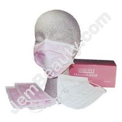 Sure Fit Earloop Face Mask PNK 50/Box 
