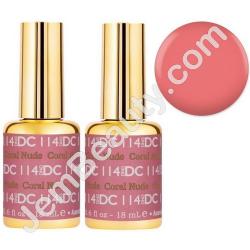  Gel DC 114 Coral Nude x2 2 Gel Combo 