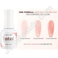  KS Rubber Top Coral Silk 15 ml 