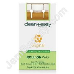  clean+easy Roll on Wax Large 3/Pack 