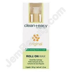  clean+easy Roll on Wax Small 3/Pack 