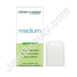  clean+easy Roller Heads Medium 3/Pack 