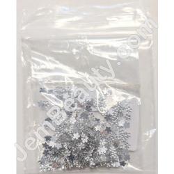  GND Rhinestones Flower Silver Pack 