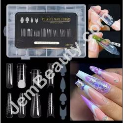  Polygel Nail Forms 288pcs/box 
