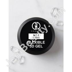  GND Flexible 3D Gel No.1 Clear 1 oz 