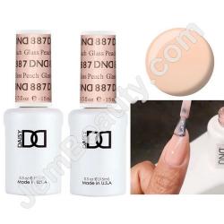  Gel DND 887 Glass Peach x2 2 Gel Combo 