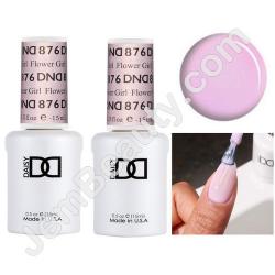  Gel DND 876 Flower Girl x2 2 Gel Combo 