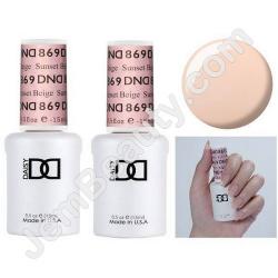 Gel DND 869 Sunset Beige x2 2 Gel Combo 