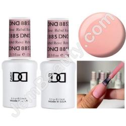  Gel DND 885 Rebel Rose x2 2 Gel Combo 