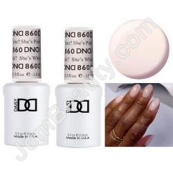  Gel DND 860 She\'s White? x2 2 Gel Combo 