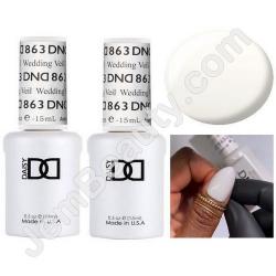 Gel DND 863 Wedding Veil x2 2 Gel Combo 