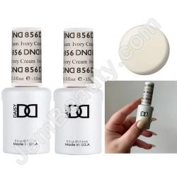  Gel DND 856 Ivory Cream x2 2 Gel Combo 