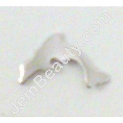  Nail Charm Silver Dolphin 