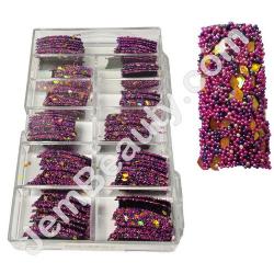  Caviar Nail Tips 3723 Magenta 110/Box 